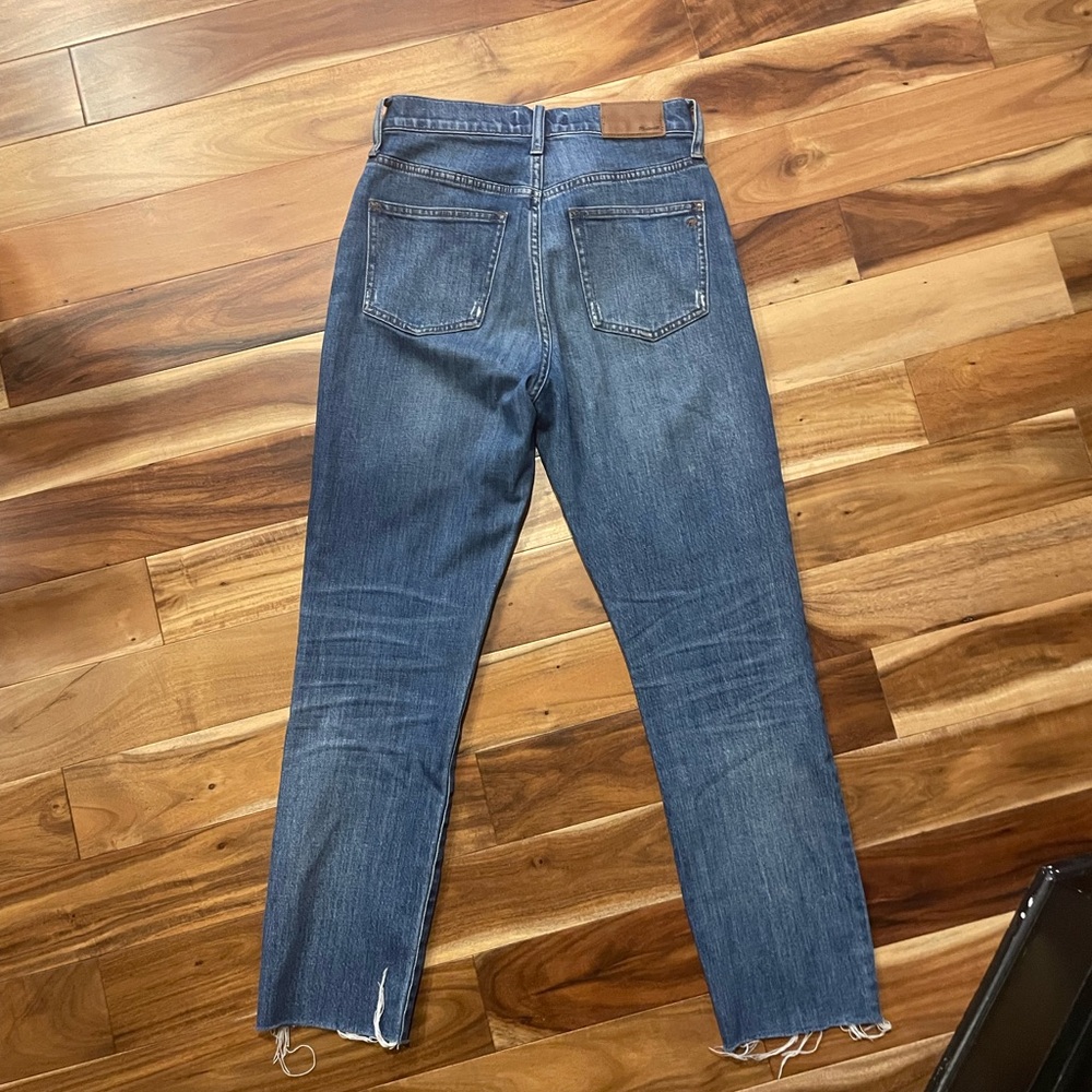Madewell Perfect Vintage jeans frayed hem